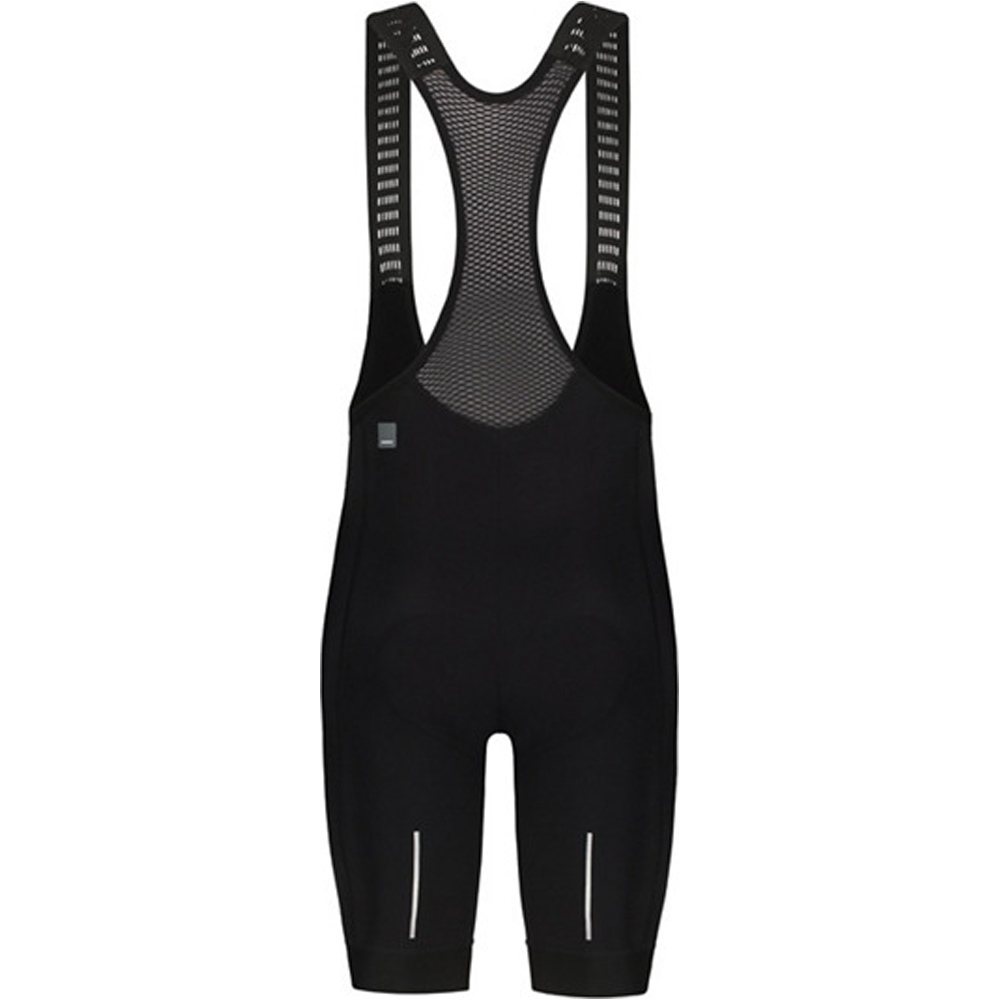 Shimano culotte corto hombre APICE BIB SHORTS NEGRO vista trasera