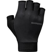 Shimano guantes cortos ciclismo EXPLORER GEL NEGRO vista frontal