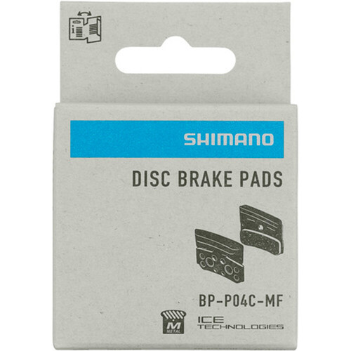SHIMANO DISC BRAKE PAD SET METAL P04C