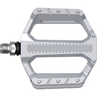 Shimano pedales plataforma PD-EF202 PLATAFORMA PLATA vista frontal