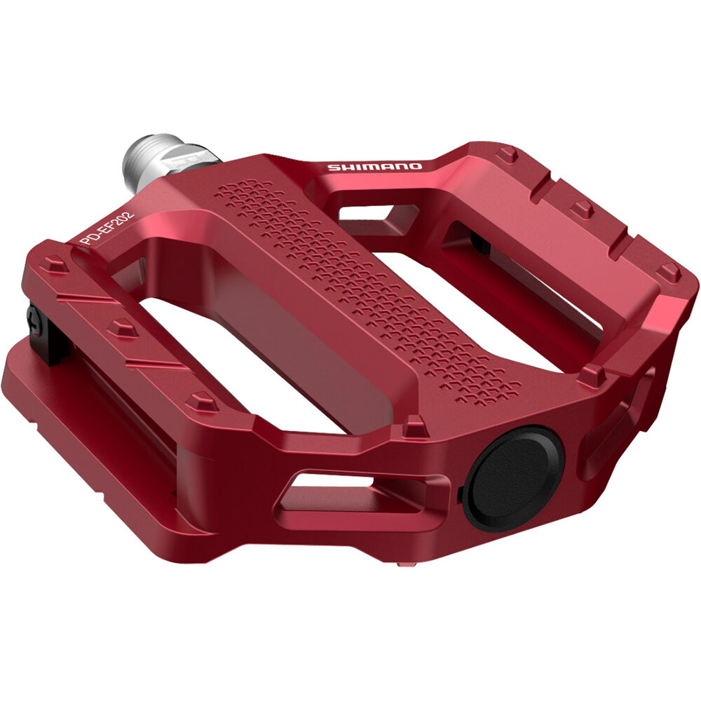 Shimano pedales plataforma PD-EF202 PLATAFORMA ROJO 01