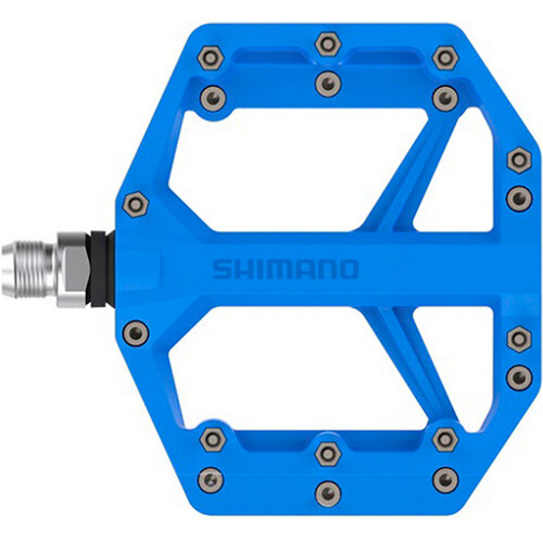 SHIMANO PEDAL FLAT FOR BMX/DH azul