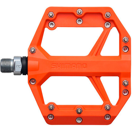 SHIMANO PEDAL FLAT FOR BMX/DH naranja