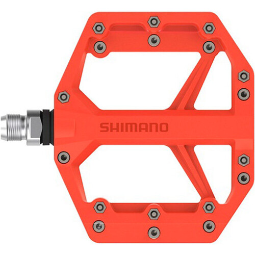 SHIMANO PEDAL FLAT FOR BMX/DH rojo