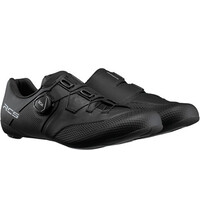 Shimano zapatillas ciclismo carretera BICYCLE SHOES RC503 NEGRO lateral interior