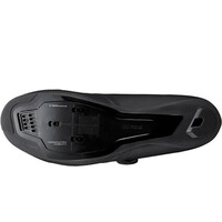 Shimano zapatillas ciclismo carretera BICYCLE SHOES RC503 NEGRO vista superior