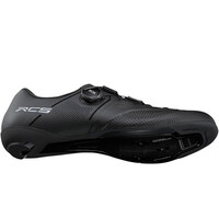 Shimano zapatillas ciclismo carretera BICYCLE SHOES RC503 NEGRO vista trasera