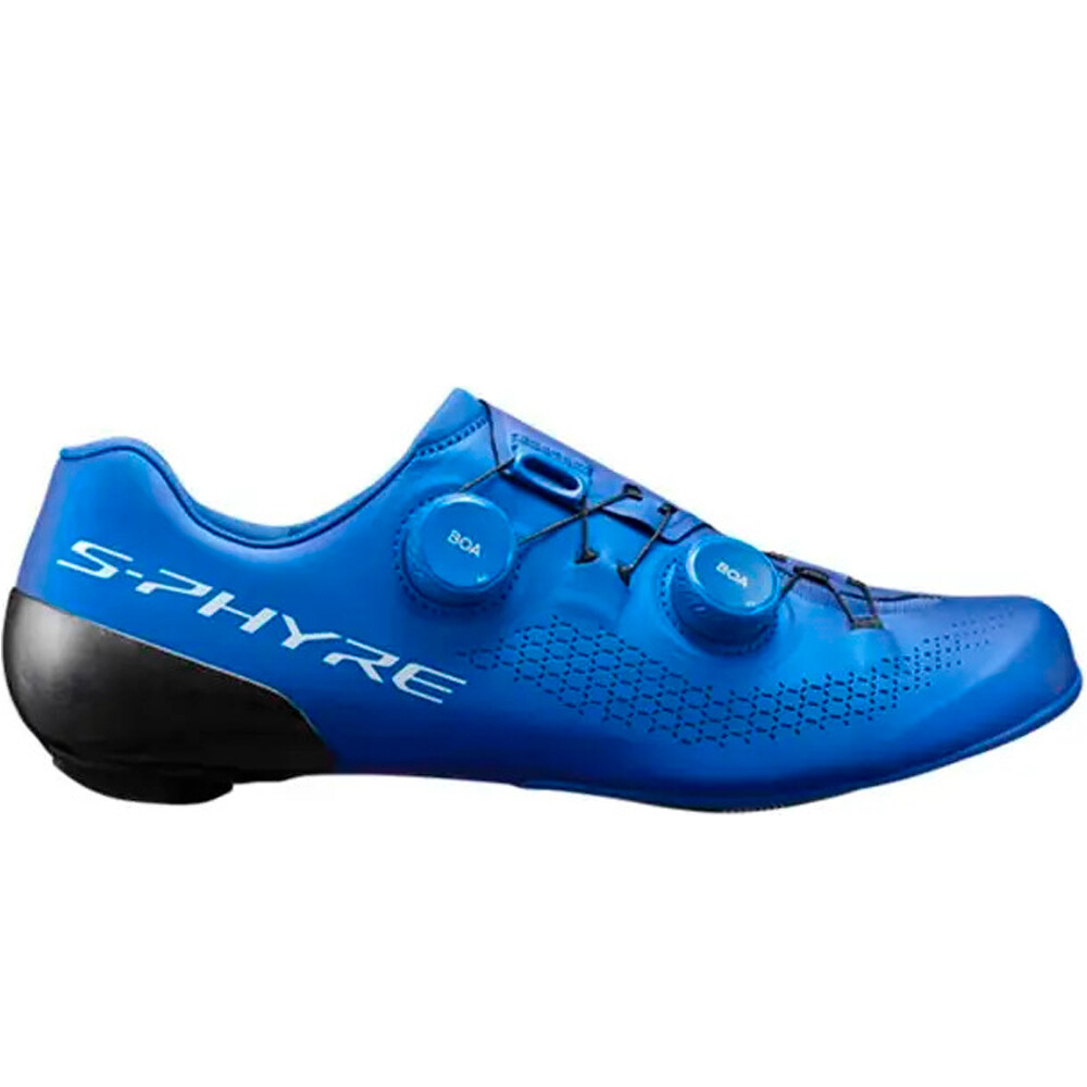 Shimano zapatillas ciclismo carretera Bicycle Shoes SH-RC910 AZUL lateral exterior