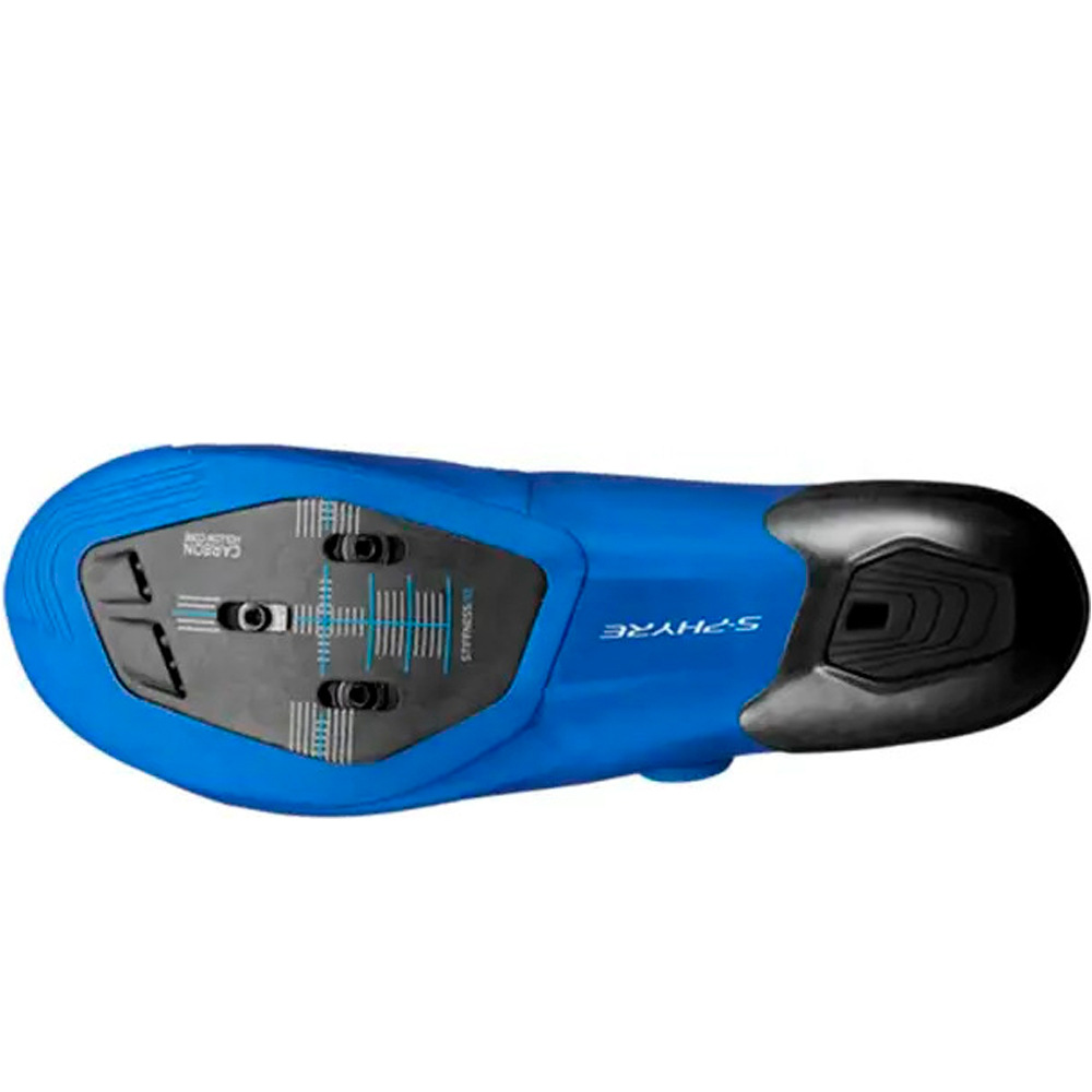 Shimano zapatillas ciclismo carretera Bicycle Shoes SH-RC910 AZUL vista superior