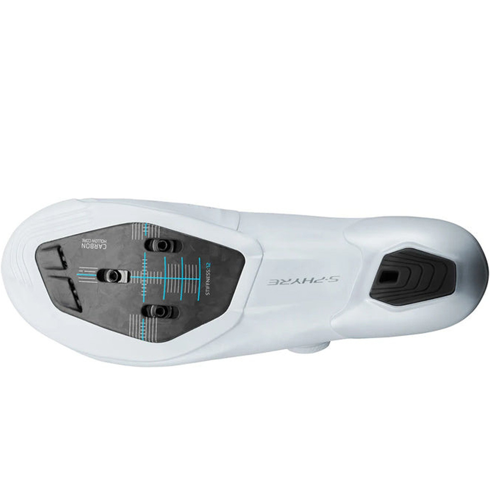 Shimano zapatillas ciclismo carretera Bicycle Shoes SH-RC910 BLANCO vista trasera