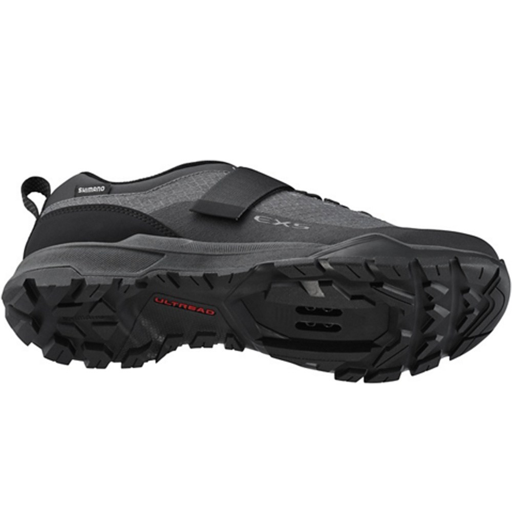 Shimano zapatillas mtb Bicycle Shoes SH-EX500 NEGRO vista trasera