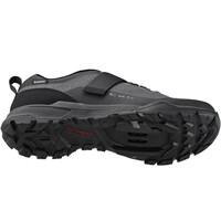 Shimano zapatillas mtb Bicycle Shoes SH-EX500 NEGRO vista trasera