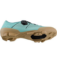 Shimano zapatillas mtb BICYCLE SHOES XC302 AZUL vista trasera