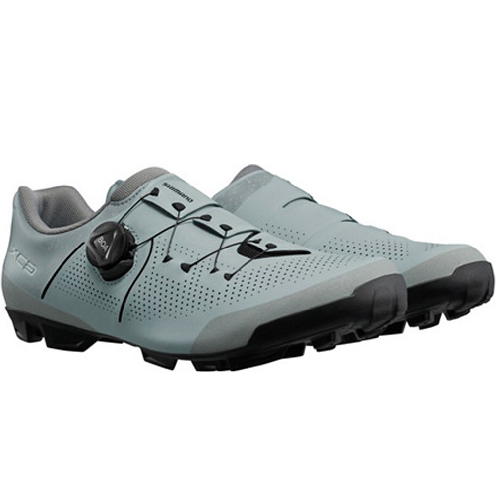 Shimano zapatillas mtb BICYCLE SHOES XC302 GRIS lateral interior