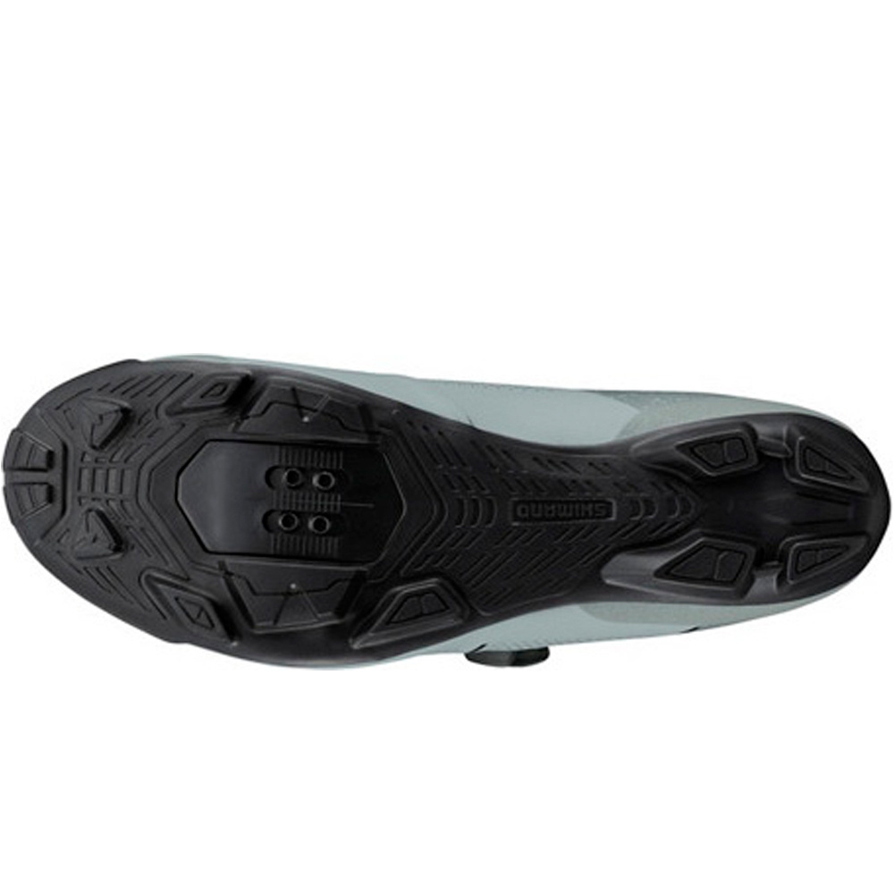 Shimano zapatillas mtb BICYCLE SHOES XC302 GRIS vista superior