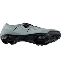 Shimano zapatillas mtb BICYCLE SHOES XC302 GRIS vista trasera