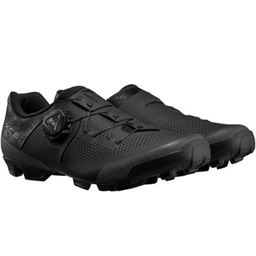 Shimano zapatillas mtb BICYCLE SHOES XC302 NEGRO lateral interior