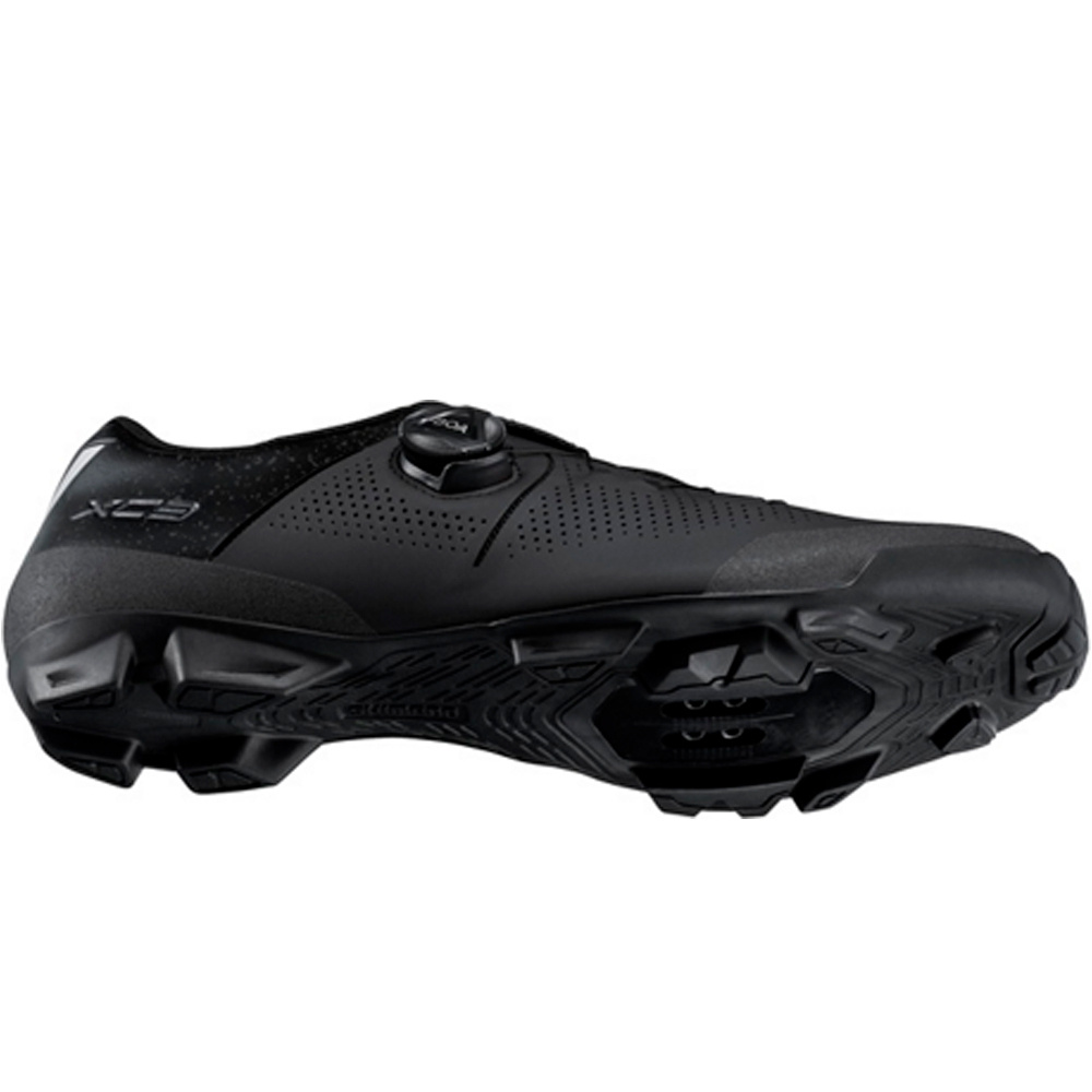 Shimano zapatillas mtb BICYCLE SHOES XC302 NEGRO vista trasera