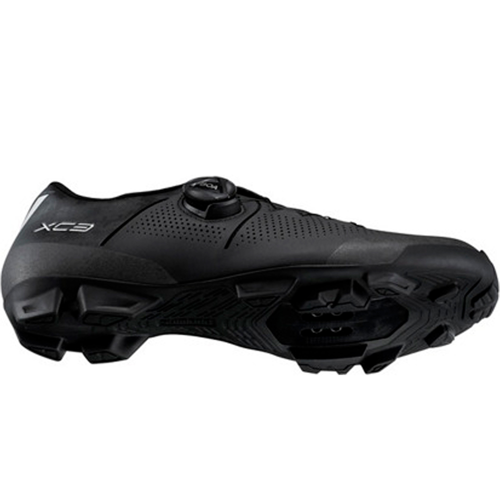 Shimano zapatillas mtb BICYCLE SHOES XC302 NEGRO vista trasera