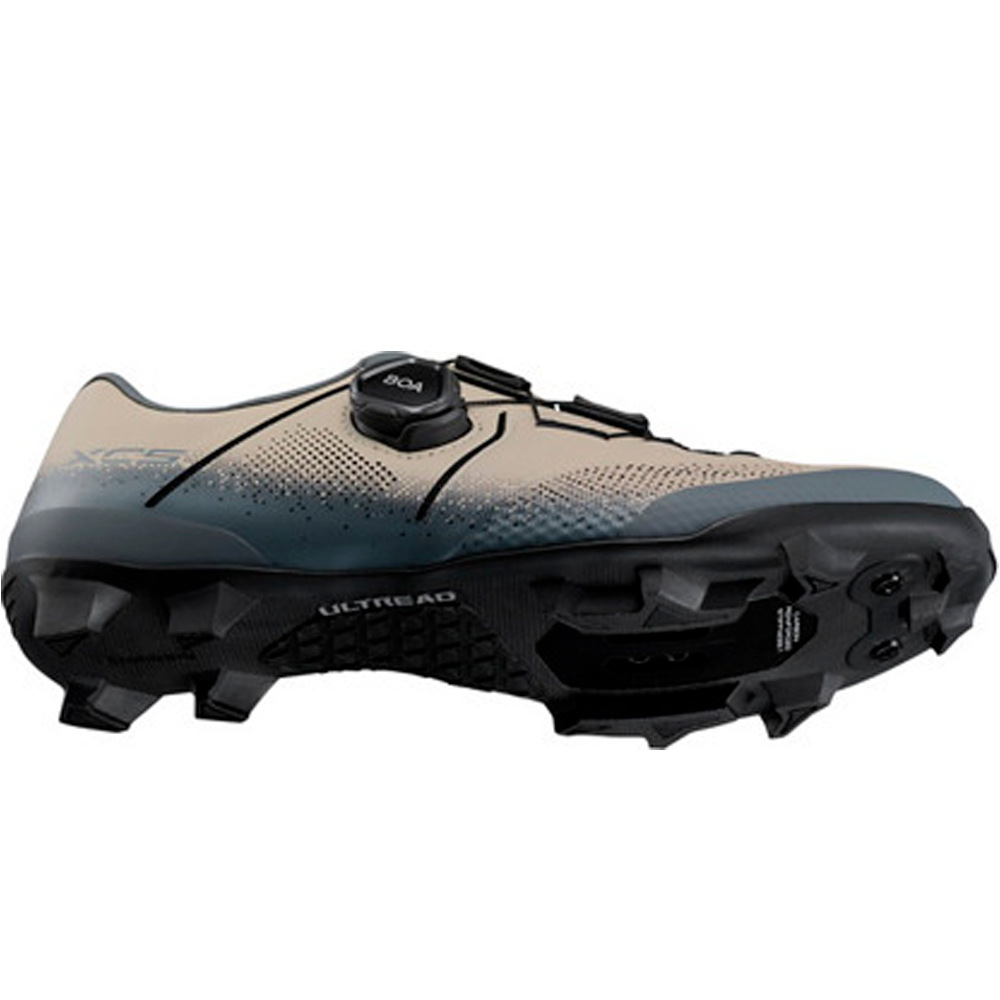 Shimano zapatillas mtb BICYCLE SHOES XC503 MARRON vista trasera