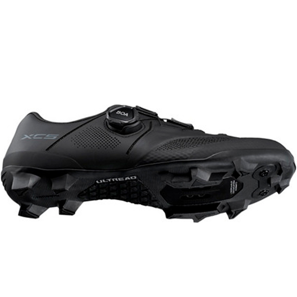 Shimano zapatillas mtb BICYCLE SHOES XC503 NEGRO vista trasera