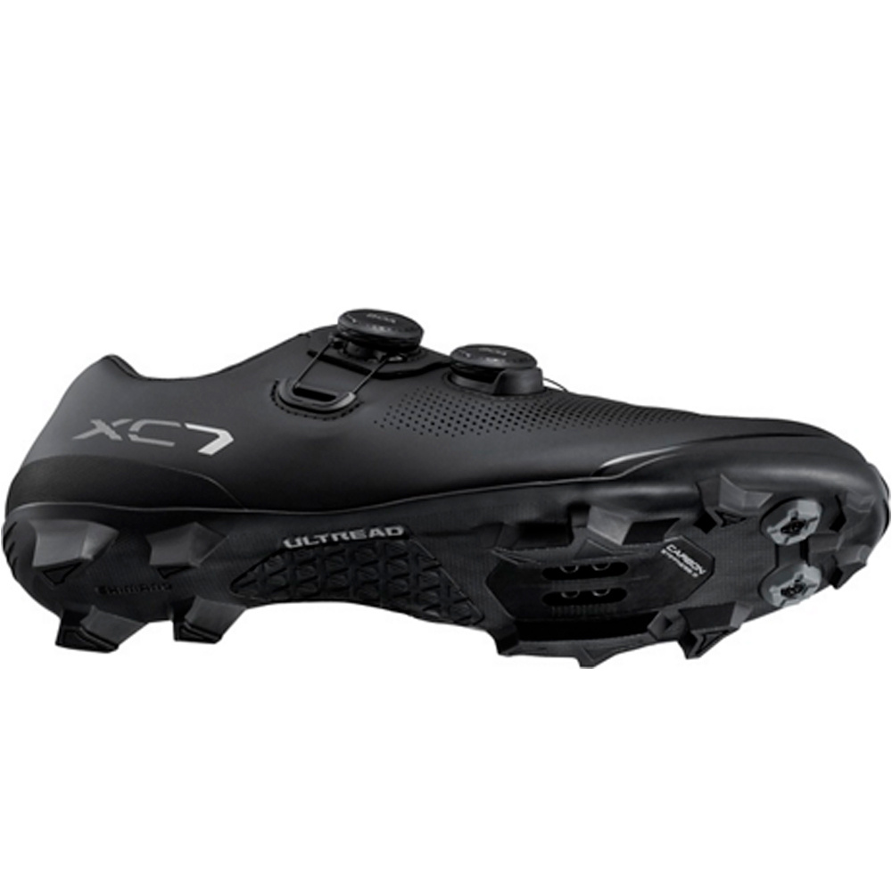 Shimano zapatillas mtb BICYCLE SHOES XC703 NEGRO vista trasera