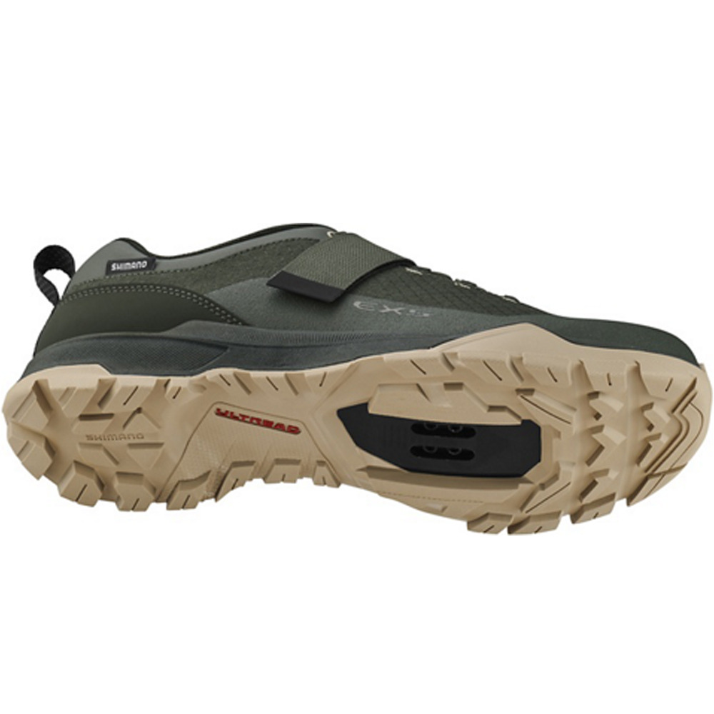 Shimano zapatillas mtb SH-EX500 VERDE vista trasera