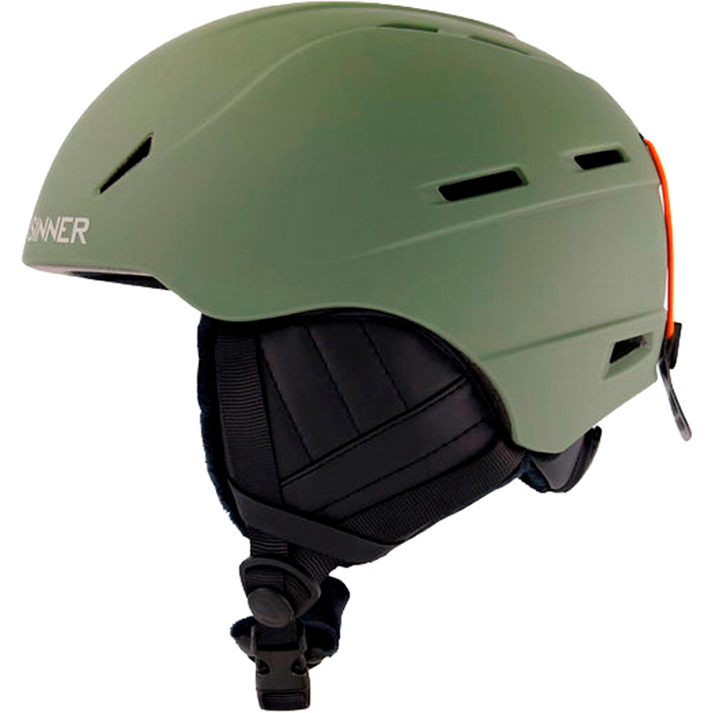 Sinner casco esquí CREST MATTE MOSS GREEN VERDE 01