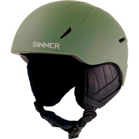 Sinner casco esquí CREST MATTE MOSS GREEN VERDE vista frontal