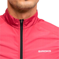 Siroko chaleco ciclismo cortavientos V1 Hautacam ROJO vista detalle