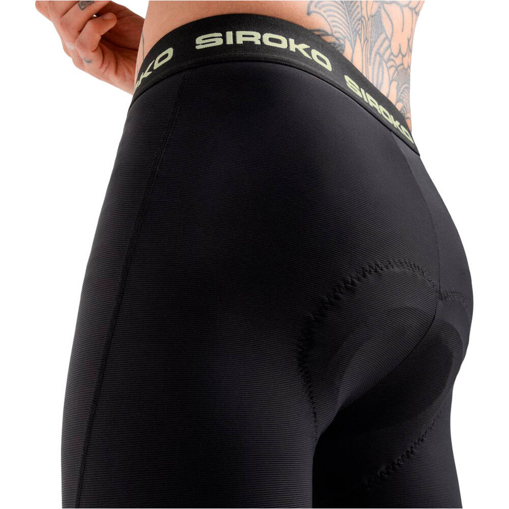 Siroko culotte corto hombre MTB MoveFit Black NEGRO vista detalle