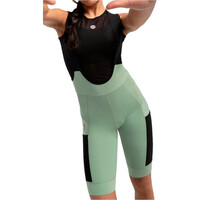 Siroko culotte corto mujer Conifer VERDE vista frontal