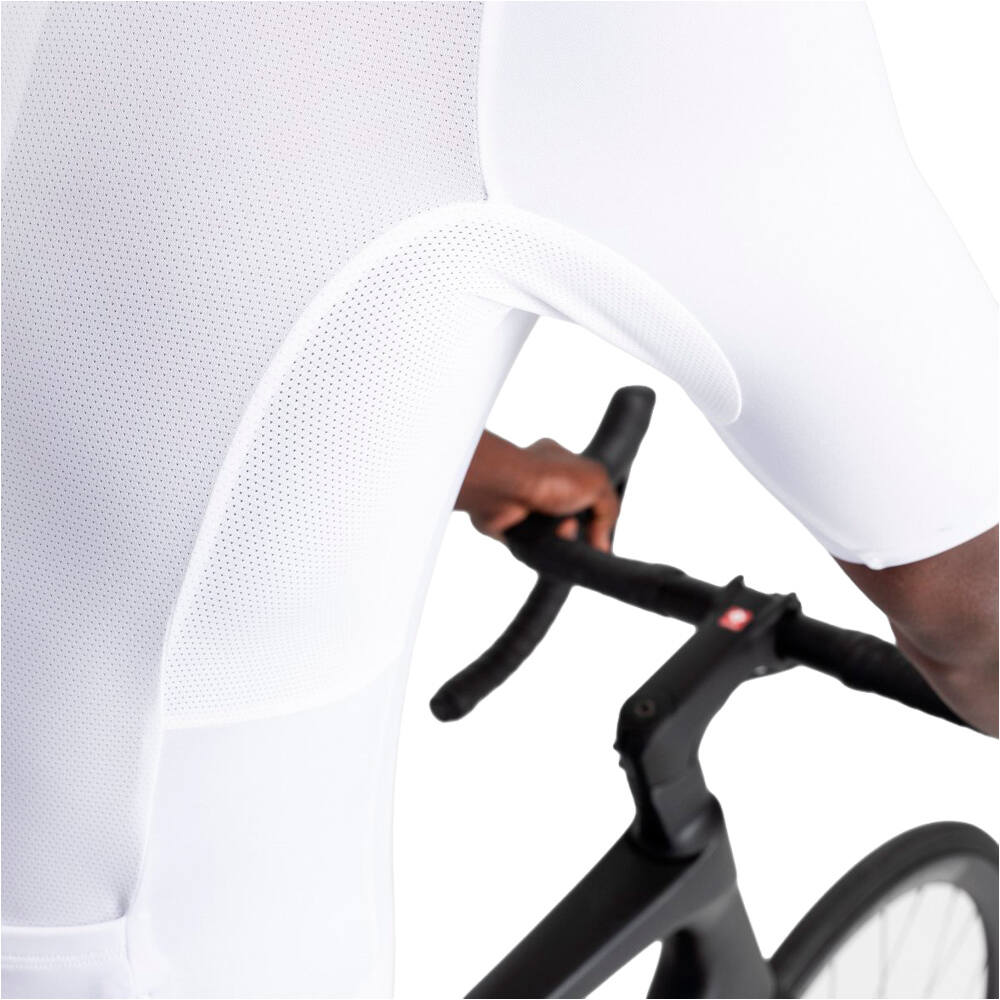Siroko maillot manga corta hombre M6R Vent BLANCO vista detalle