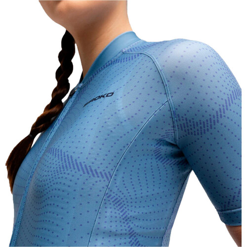Siroko maillot manga corta mujer M2-W MONTE VELO AZUL
