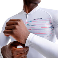 Siroko maillot manga larga hombre M2 Noise BLANCO 03