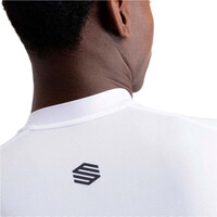Siroko maillot manga larga hombre M2 Noise BLANCO vista detalle