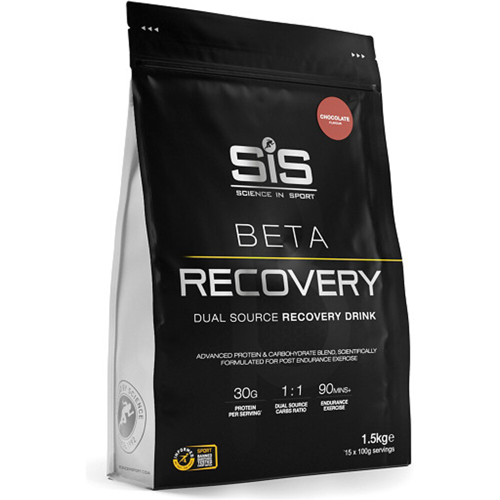 Sis Recuperacion Beta Fuel Recovery Choco Powder 1.5kg  vista frontal