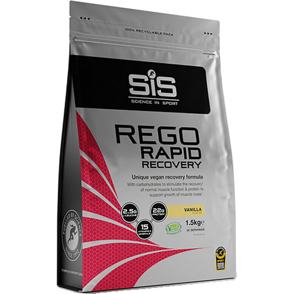 Sis Recuperacion REGO Rapid Recovery Vanilla Powder 1.5kg  vista frontal