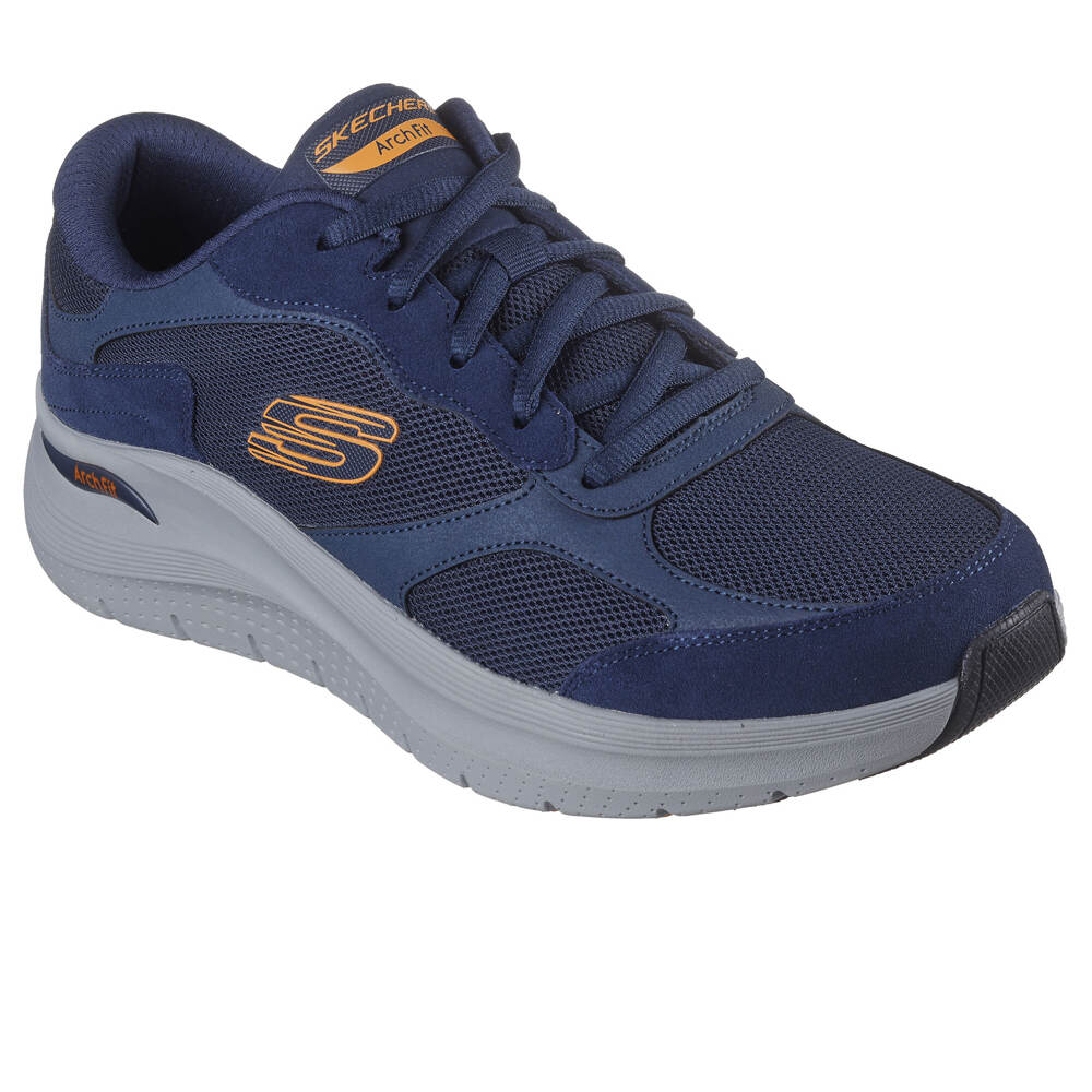 Skechers zapatilla cross training hombre ARCH FIT 2.0 AZUL lateral interior