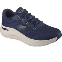 Skechers zapatilla cross training hombre ARCH FIT 2.0 AZUL lateral interior