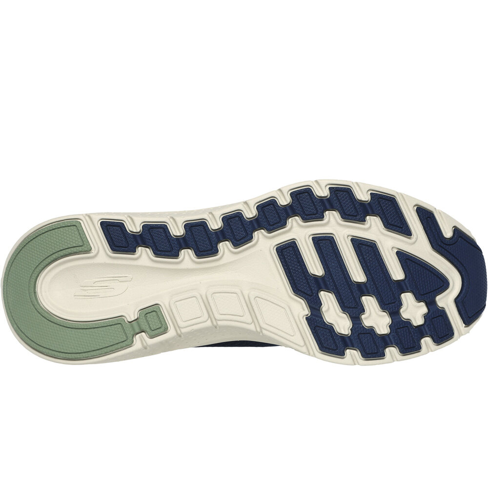 Skechers zapatilla cross training hombre ARCH FIT 2.0 AZUL vista trasera
