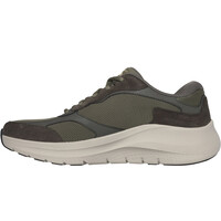 Skechers zapatilla cross training hombre ARCH FIT 2.0 VERDE puntera