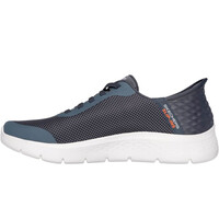 Skechers zapatilla cross training hombre GO WALK FLEX - HANDS UP GRIS puntera