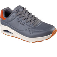 Skechers zapatilla cross training hombre UNO - TAILORED AIR GRIS lateral interior