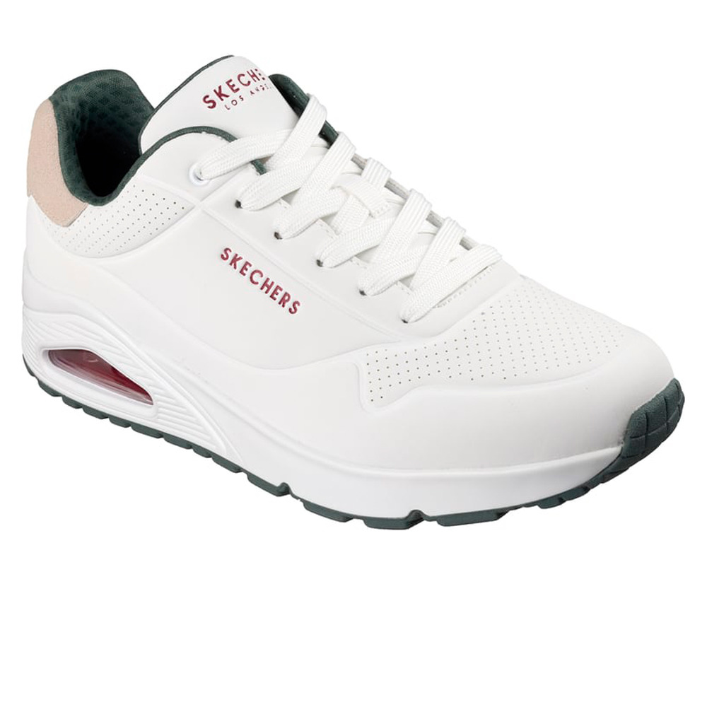Skechers zapatilla moda hombre UNO - SUITED ON AIR BLANCO lateral interior