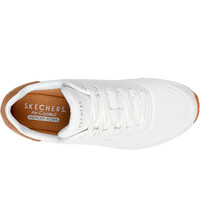 Skechers zapatilla moda hombre UNO - SUITED ON AIR BLANCO vista superior