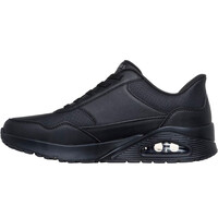 Skechers zapatilla moda hombre UNO-BANKSIA LUXE NEGRO puntera