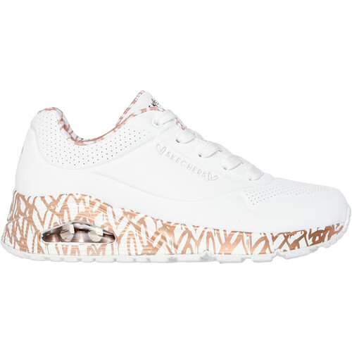 SKECHERS UNO - LOVING LOVE blanco