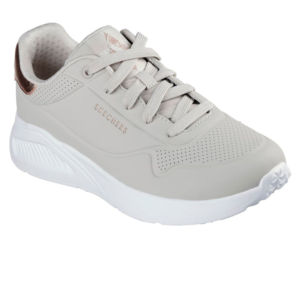 Skechers zapatilla moda mujer UNO LITE - SHIMMER ALONG MARRON lateral interior