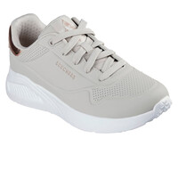 Skechers zapatilla moda mujer UNO LITE - SHIMMER ALONG MARRON lateral interior